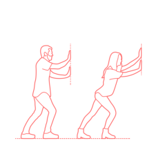 Humans Poses People Pushing Vinyl Svg File, Free Vectors File